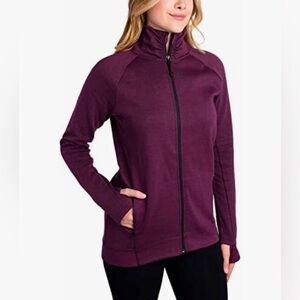Kirkland Purple Plum Activewear Sweater Sz L